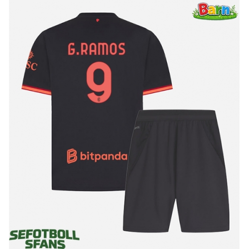 AC Milan Goncalo Ramos #9 Tredjeställ Barn 2026-27 Kortärmad (+ Korta byxor)